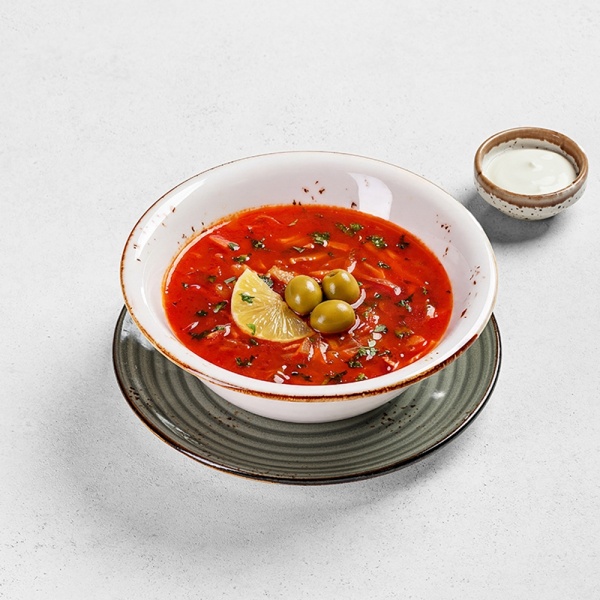 Солянка со сметаной