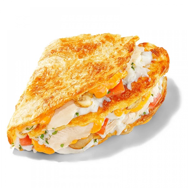Кранч с курочкой и соусом том ям
