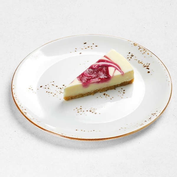 Чизкейк Нью-Йорк с малиной