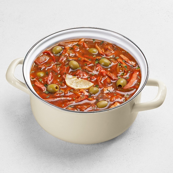Солянка со сметаной