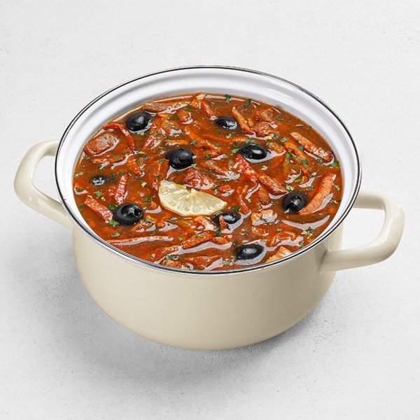 Солянка со сметаной