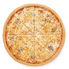 Пицца 4 сыра большая - бесплатная доставка домой и в офис