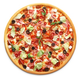 Пицца счастья большая - бесплатная доставка домой и в офис