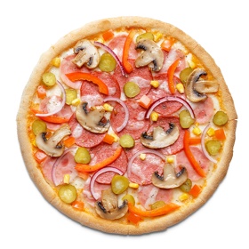 Пицца Деревенская пышная с бесплатной доставкой