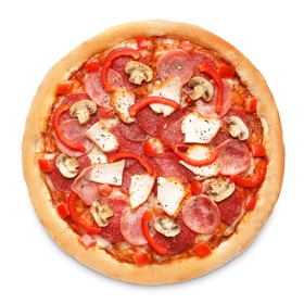 Пицца Итальянское ассорти пышная с доставкой