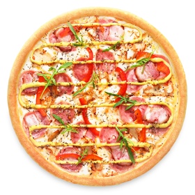 Пицца Французская большая - бесплатная доставка домой и в офис