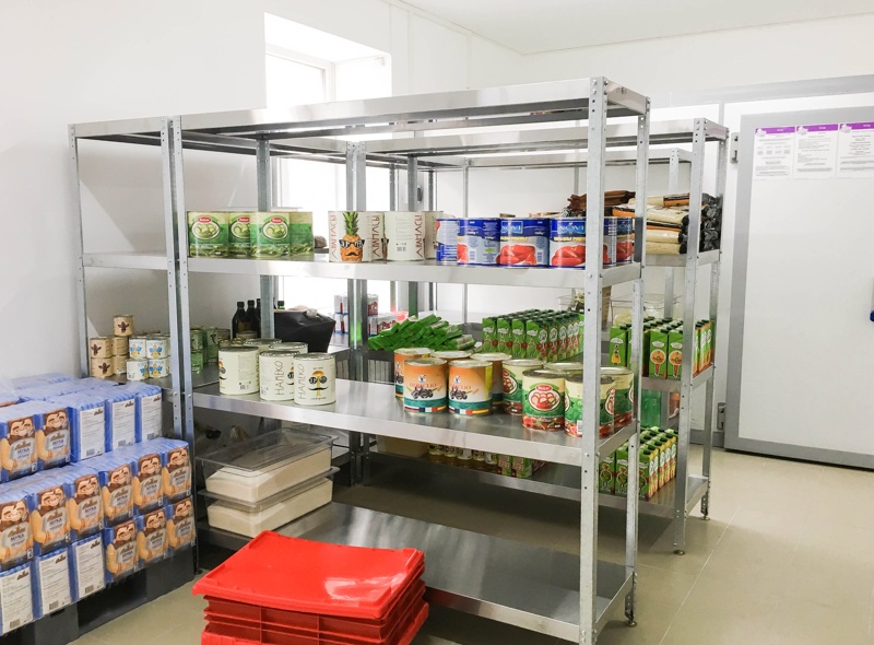 Шестой город в сети ПиццаФабрика мы, Commercial Food Storage Shelving Systems
